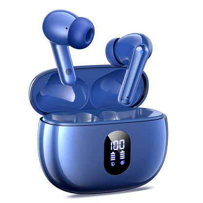 Wireless Earbuds with Big Bass Stereo Sound, 65 Hours Playtime, Lightweight in-Ear IPX7