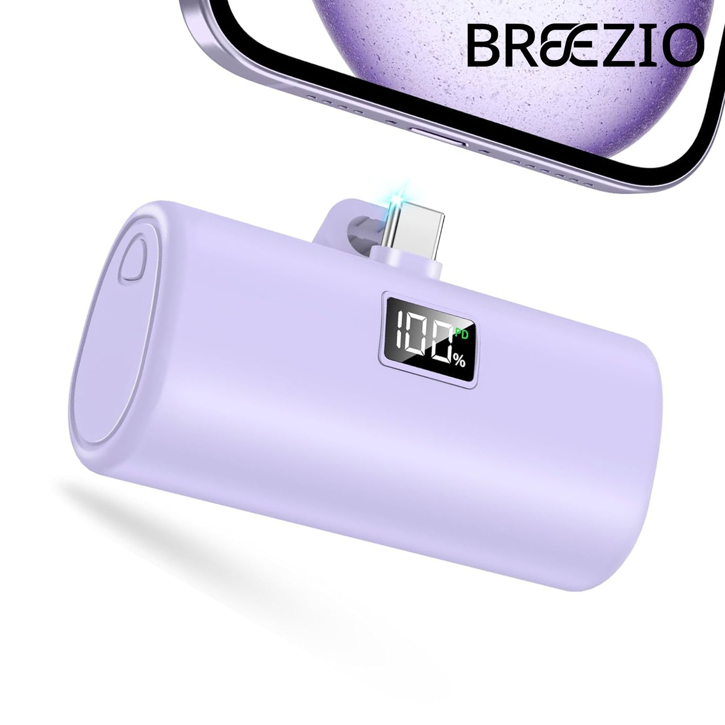 Portable Charger 6000mAh, USB-C Portable Phone Charger with Fast Charging (20W), Mini Battery